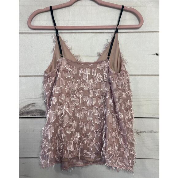 THML Light Pink Tank Black Adjustable Straps Size XS NWT - Picture 2 of 6